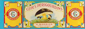 Preserves: Label design for Cepes Perigourdins