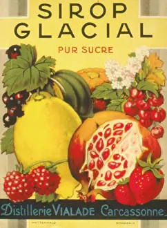 Juice: Label design for a chilled fruit juice or syrup