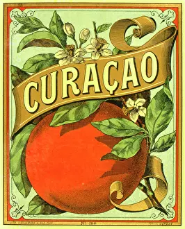 Retrograph: Label design for Curacao