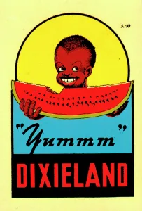 Delicious: Label design for Dixieland melon
