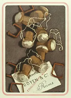 Retrograph: Label design for Doyen & Co champagne