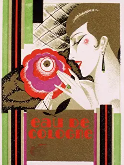 Beauty Parlour: Label design for Eau de Cologne