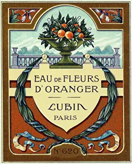 Fleurs: Label design for Eau de Fleurs d'Oranger