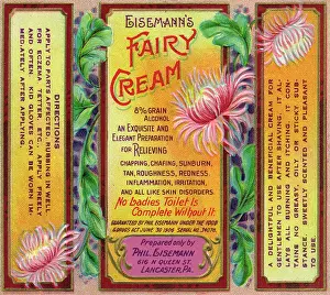 Chafing: Label design, Eisemann's Fairy Cream