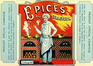 Spice: Label design for Epices du Traiteur spices