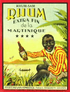 Imported: Label design for Extra Fine Martinique Rum