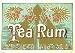 Finest: Label design for Finest Old Tea Rum