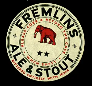 Cask: Label design for Fremlins Ale & Stout