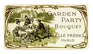 Freres: Label design for Garden Party Bouquet perfume
