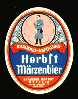 Herbst: Label design for Herbst Marzenbier, Germany