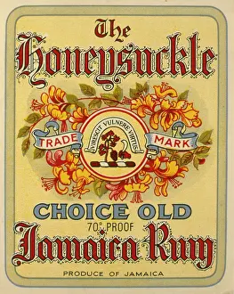 Trademark: Label design for Honeysuckle Jamaica Rum