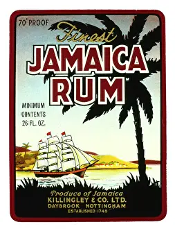 Finest: Label design for Jamaica Rum