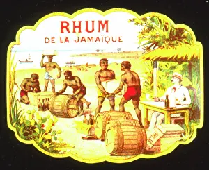 Retrograph: Label design for Jamaican Rum