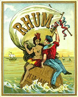 Retrograph: Label design for Jamaican Rum