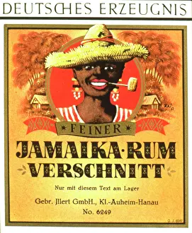 Klein: Label design for Jamaika Rum Verschnitt