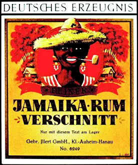 Klein: Label design for Jamaika Rum Verschnitt