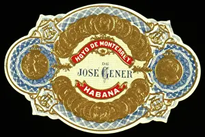Monterrey: Label design, Jose Gener cigars