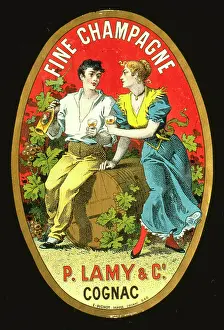 Cognac: Label design for Lamy Cognac (Fine Champagne)