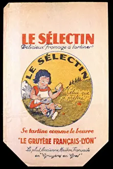 Cheese: Label design, Le Selectin, Gruyere cheese