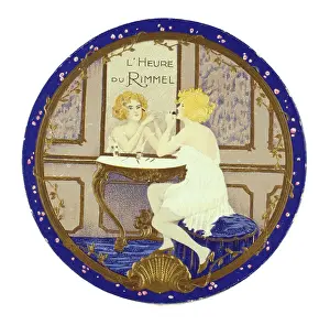 Underclothes: Label design for L'Heure du Rimmel perfume