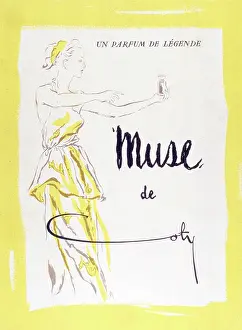 Muse: Label design for Muse perfume by Coty