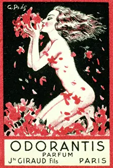 Fils: Label design for Odorantis perfume