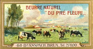 Butter: Label design for Pre Fleuri butter