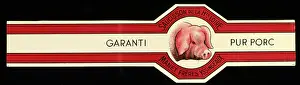 Pork: Label design, pure pork sausage