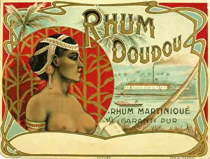 Guaranteed: Label design for Rhum Doudou of Martinique