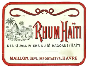 Haiti: Label design for Rhum Haiti