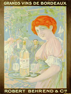 Bordeaux: Label design for Robert Behrend wines of Bordeaux