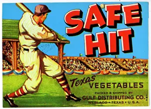 Safe: Label design, Safe Hit Texas Vegetables