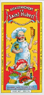 Pepper: Label design for Saint-Hubert seasoning