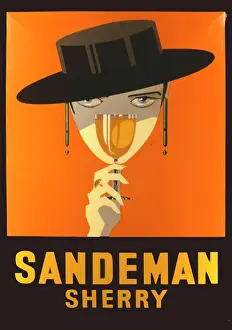 Sandeman: Label design for Sandeman Sherry