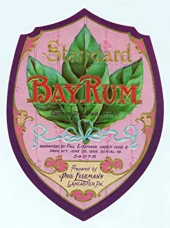 Eisemann: Label design, Standard Bay Rum