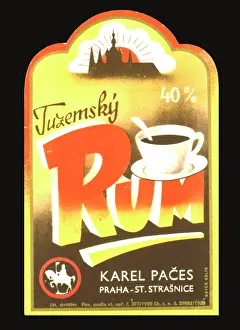 Beverage: Label design for Tuzemsky Rum