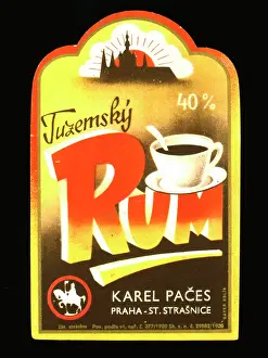 Beverage: Label design for Tuzemsky Rum