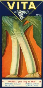 Vita: Label design for Vita -- flag leek