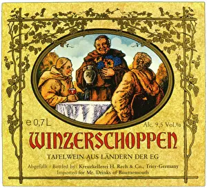 Imported: Label design for Winzerschoppen table wine