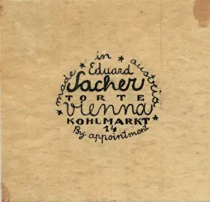 Pies: Label > Eduard Sacher Torte 
