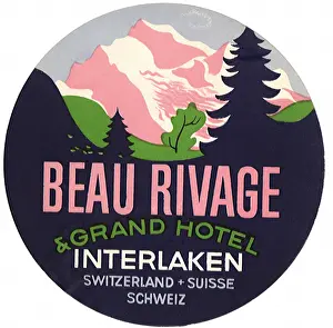 Interlaken: Label for Grand Hotel