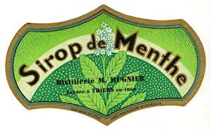 Mint: Label, Sirop de Menthe
