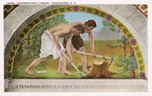 Hoeing: Labor by Charles Sprague Pearce