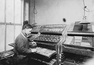 Compositor: Labor, from original caption: Louis Gitney, ?
