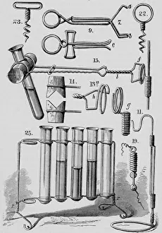 Apparatuses: Laboratory Equipment Illustration