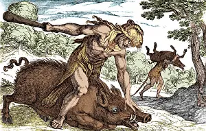 Labors: Labors of Hercules, Capture of the Erymanthian Boar