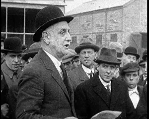 Poplar: Labour Mayor Of Poplar George Lansbury Talking