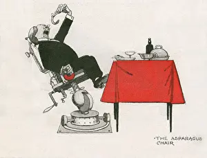 Asparagus: Some Labour-Saving Devices by William Heath Robinson