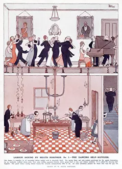 Saving: Labour Saving by Heath Robinson The Dancing Self-Supplier
