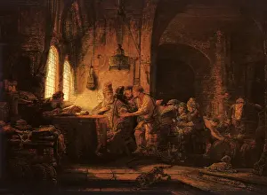 Hiring: The Labourers in the Vineyard, by Rembrandt